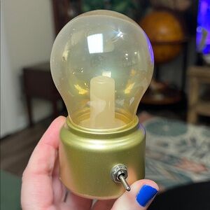 Portable LED Mini Night Light USB Rechargeable Decoration Bedside Light